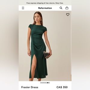 Reformation Frasier Dress size 10.
